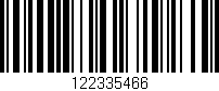 Código de barras (EAN, GTIN, SKU, ISBN): '122335466'