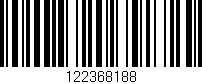 Código de barras (EAN, GTIN, SKU, ISBN): '122368188'