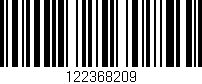Código de barras (EAN, GTIN, SKU, ISBN): '122368209'