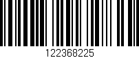 Código de barras (EAN, GTIN, SKU, ISBN): '122368225'
