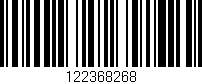 Código de barras (EAN, GTIN, SKU, ISBN): '122368268'