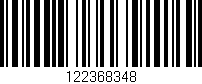 Código de barras (EAN, GTIN, SKU, ISBN): '122368348'
