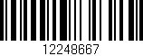 Código de barras (EAN, GTIN, SKU, ISBN): '12248667'