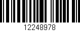 Código de barras (EAN, GTIN, SKU, ISBN): '12248978'