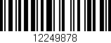 Código de barras (EAN, GTIN, SKU, ISBN): '12249878'