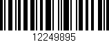 Código de barras (EAN, GTIN, SKU, ISBN): '12249895'