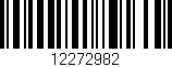 Código de barras (EAN, GTIN, SKU, ISBN): '12272982'