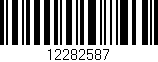 Código de barras (EAN, GTIN, SKU, ISBN): '12282587'