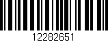 Código de barras (EAN, GTIN, SKU, ISBN): '12282651'
