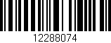 Código de barras (EAN, GTIN, SKU, ISBN): '12288074'