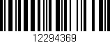 Código de barras (EAN, GTIN, SKU, ISBN): '12294369'