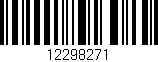 Código de barras (EAN, GTIN, SKU, ISBN): '12298271'