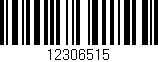 Código de barras (EAN, GTIN, SKU, ISBN): '12306515'