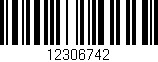 Código de barras (EAN, GTIN, SKU, ISBN): '12306742'