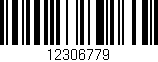 Código de barras (EAN, GTIN, SKU, ISBN): '12306779'