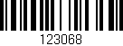 Código de barras (EAN, GTIN, SKU, ISBN): '123068'