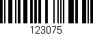 Código de barras (EAN, GTIN, SKU, ISBN): '123075'