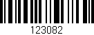 Código de barras (EAN, GTIN, SKU, ISBN): '123082'
