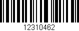 Código de barras (EAN, GTIN, SKU, ISBN): '12310462'