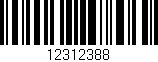 Código de barras (EAN, GTIN, SKU, ISBN): '12312388'