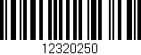Código de barras (EAN, GTIN, SKU, ISBN): '12320250'