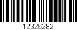 Código de barras (EAN, GTIN, SKU, ISBN): '12326282'