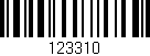 Código de barras (EAN, GTIN, SKU, ISBN): '123310'
