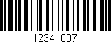 Código de barras (EAN, GTIN, SKU, ISBN): '12341007'