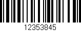Código de barras (EAN, GTIN, SKU, ISBN): '12353845'