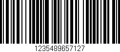Código de barras (EAN, GTIN, SKU, ISBN): '1235489657127'