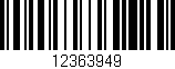 Código de barras (EAN, GTIN, SKU, ISBN): '12363949'