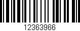 Código de barras (EAN, GTIN, SKU, ISBN): '12363966'