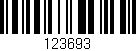 Código de barras (EAN, GTIN, SKU, ISBN): '123693'