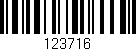 Código de barras (EAN, GTIN, SKU, ISBN): '123716'