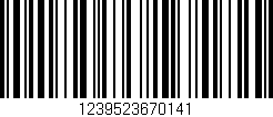 Código de barras (EAN, GTIN, SKU, ISBN): '1239523670141'