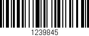 Código de barras (EAN, GTIN, SKU, ISBN): '1239845'
