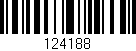 Código de barras (EAN, GTIN, SKU, ISBN): '124188'