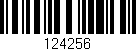 Código de barras (EAN, GTIN, SKU, ISBN): '124256'