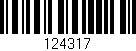 Código de barras (EAN, GTIN, SKU, ISBN): '124317'
