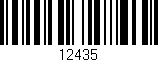 Código de barras (EAN, GTIN, SKU, ISBN): '12435'