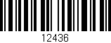Código de barras (EAN, GTIN, SKU, ISBN): '12436'