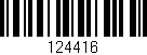 Código de barras (EAN, GTIN, SKU, ISBN): '124416'