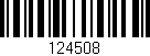 Código de barras (EAN, GTIN, SKU, ISBN): '124508'