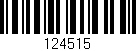 Código de barras (EAN, GTIN, SKU, ISBN): '124515'