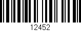 Código de barras (EAN, GTIN, SKU, ISBN): '12452'