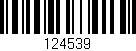 Código de barras (EAN, GTIN, SKU, ISBN): '124539'