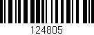 Código de barras (EAN, GTIN, SKU, ISBN): '124805'