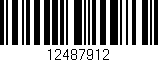 Código de barras (EAN, GTIN, SKU, ISBN): '12487912'