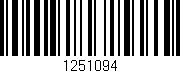 Código de barras (EAN, GTIN, SKU, ISBN): '1251094'