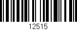 Código de barras (EAN, GTIN, SKU, ISBN): '12515'